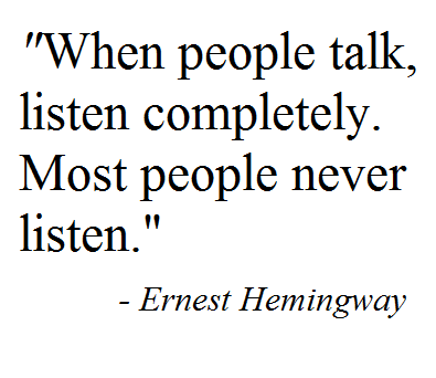 Do you listen to talk or listen to listen? – Yes, You Can Do it